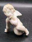 Vintage Lladro Cherub Angel Boy Ornament 1995 Resting on Hand