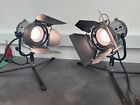 FILMGEAR  300W FRESNEL TUNGSTEN FILM LIGHTS (PAIR)