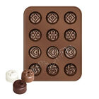 STAMPO PER CIOCCOLATINI FORMA STAMPI SILICONE 12 PRALINE CIOCCOLATO SUPPORTO