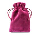 Velvet Jewellery Gift Bags Drawstring Pouches Thick Soft Wholesale 10x14cm