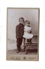 CDV Foto Niedliche kleine Kinder - Rosenheim & Grafing um 1900