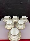 6 x Royal Doulton Naples H5309 Tea Trios Cups Saucers and Side Plates Set