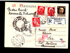 CARTOLINA POSTALE RACCOMANDATA NOVO MESTO LUBIANA OCCUPAZIONE 1943