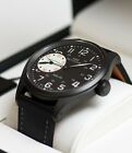 Glycine KMU 48 LIMITED EDITION 3905.99AT.LB90 Black Leather Manual Winding Watch