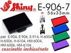 Cuscinetto d inchiostro NERO x Timbri Shiny E906-7 cartuccia di ricambio tampone