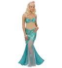 Costume Sirena M Vestito Con Collana Di Perle