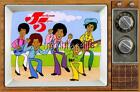 THE JACKSON FIVE  TV Fridge MAGNET  2" x 3" art SATURDAY MORNING CARTOONS