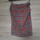 Gorgeous Vivienne Westwood Tartan Wool Skirt 8