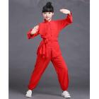 Chinese Kids Kung Fu Wushu Martial Arts Uniform Tai Chi Performance Clothing