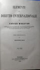 Wheaton Elementi di diritto internazionale Marghieri 1860