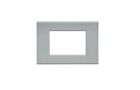 BTICINO LIVINGLIGHT PLACCA 3 MODULI N4803GN GRIGIO PERLA