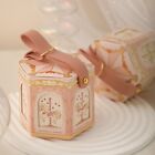 Wedding Carousel Gift Box Leather Handle Wedding with Hand Gift