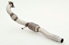 FMS 3 Zoll 76mm Downpipe +200 Zellen HJS-Kat VW Scirocco III R (13) 2.0TSI 206kW