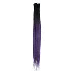 24" Soft Ombre Dreadlocks 0.6cm Thin Single Ended Dreads SE Dreads Extensions
