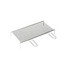 GRATICOLA GRIGLIA DA PESCE VERDURE CARNE ACCIAIO INOX PER BARBECUE BBQ 2 MANICI