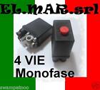 Pressostato Compressore Monofase 4 vie 12 BAR max