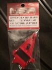 1259 EVO EXTRA HARD RED TRIANGULAR MOTOR MOUNT NSR BANCHINO GT3 SLOT 1/32