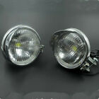 Coppia fari fendinebbia a LED moto cromati Lampada universale Chopper Touring