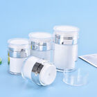 Airless Pump Jar Empty Acrylic Cream Bottle Refillable Cosmetic Contai*eh