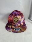 Funky & Rare Zephyr Multicolour Leaf Pattern SnapBack Cap. Gold Metal Logo.VGC.