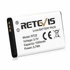 Retevis RT622/RT22 /RT15 Walkie Talkie Battery Li-Ion Batteria 3.7V (B9E)