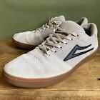 Lakai Brighton Skate Shoe - White/Grey/Gum - UK10