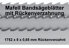 10 Stück Sägeband Rückenverzahnt 1752x8x0,65mm Bandsägeblatt Holz Mafell Z3