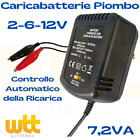 CARICABATTERIE CARICATORE BATTERIE AL PIOMBO FIAMM 2/6/12 VOLT DC DA 2,2 A 10 AH