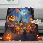 3D Stampa Halloween Pumpkin Coperta Copriletti Microfibra Tutte Le Stagioni Morb