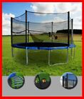 TRAMPOLINO ELASTICO CON RETE DI SICUREZZA - TRAMPOLINE TAPPETO ELASTICO 430 CM