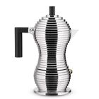 Alessi, Pulcina, Caffettiera Espresso 1 Tazza Nero, Alluminio