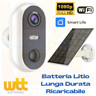 TELECAMERA WIFI CON PANNELLO SOLARE CON APP SMARTLIFE