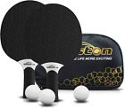 Set Di Racchette Da Ping Pong, Mazze Da Ping Pong Professionali Con 3 Palline, S