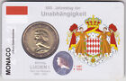 2 Euro MONACO 2012 MC 169 * 500 Jahre Unabhängigkeit - LUCIEN I. * CoinCard