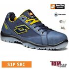 SCARPE ANTINFORTUNISTICHE LOTTO WORKS JUMP 500 S1P SRC PUNTALE ALLUMINIO BLU