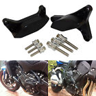 Black Engine Cover Guard Crash Slider Protector For YAMAHA Fazer FZ-1 FZ-8 2010-