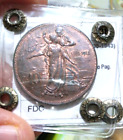 10 Cent  1911 FDC Cinquantenario Rame rosso SIGILLATA In Asta COMPRA SUBITO
