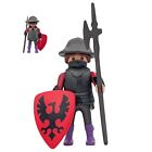 Playmobil figura cavaliere con armatura per castello medievale