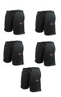 5x Shorts Bermuda Uomo Donna Pantaloncino Poliestere ABM Logo