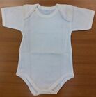 Body mezza manica da neonato in lana cotone Ellepi Art.AF801 bianco