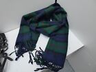 Ladies Clans of Scotland multicoloured tartan patterned pure new wool scarf