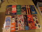 1971 AFC 14 football media guides in binder jets raiders patriots