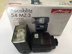 Flash Metz 54 MZ-3 completo di SCA 310 per Canon con scatola e istruzioni usato