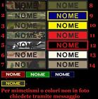 Toppa patch nome personalizzato softair esercito polizia collezionismo