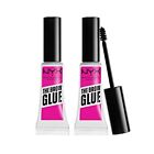 NYX Professional Makeup Brow Glue, Gel Sopracciglia Trasparente a Lunga Tenuta,