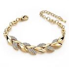 Leaf Bracelet European & American Fashion Bridal Jewellery Rhinestone Inlaid