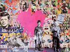 Mr Brainwash  Juxtapose Einstein & Charlie Chaplin  20