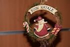 Decorazioni di Natale "Fuori porta" Mini Ghirlanda "Buon Natale" Artigianale