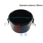 VASCHETTA FILTRO ARIA MOTORE LOMBARDINI LDA510 3LD510 15LD315 D=155mm H=100mm