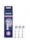 BRAUN  3 testine di ricambio Oral B EB 60-3 Sensitive Ultra-thin FFS